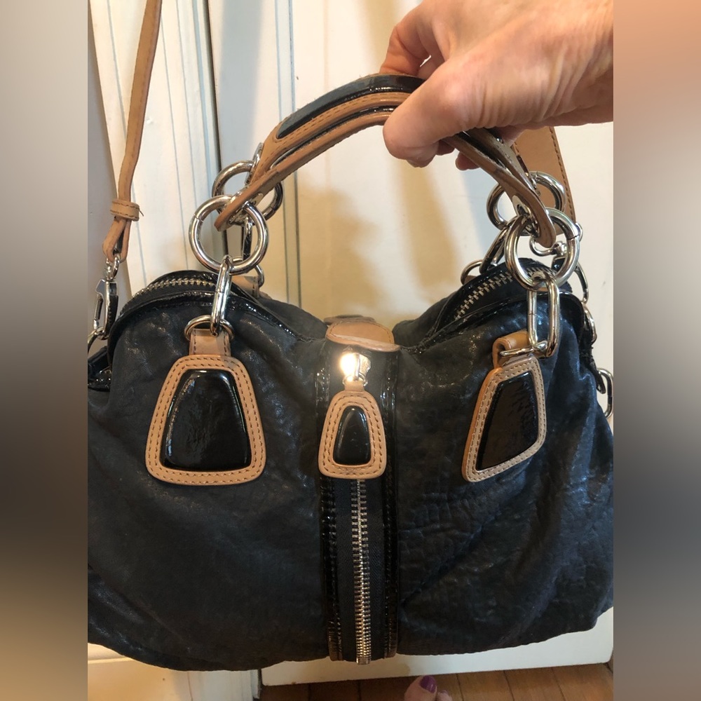 Cynthia Rowley large black purse